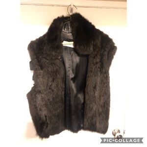 black anthony marc fur vest